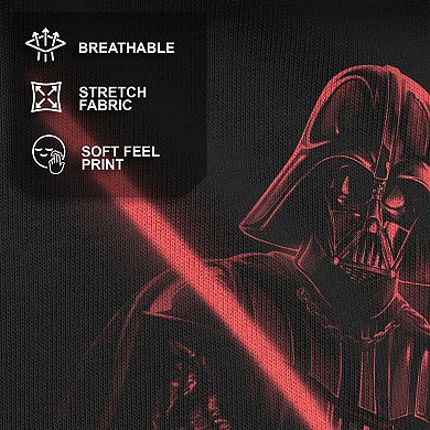 Men's Star Wars Darth Vader Red Lightsaber Graphic Tee