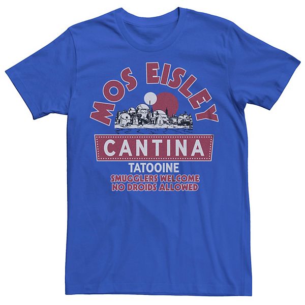 B&S Boutique Maglietta Uomo Mos Eisley Cantina | T-shirt Star Wars Tatooine Ispirata | Nera Taglia M