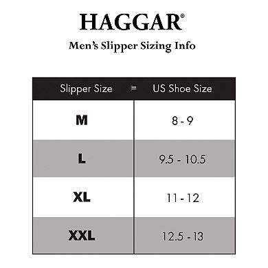 Haggar® Men's Indoor/Outdoor Pebbled Clog Slippers