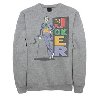 Men's DC Comics Batman The Joker Poster Sweatshirt