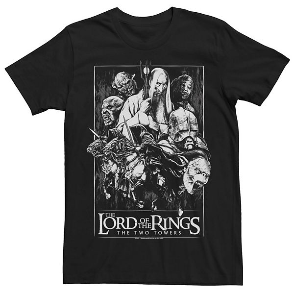 Men's The Lord Of The Rings The Two Towers Sauron's Servants Graphic Tee