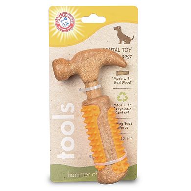 Arm & Hammer: 7-in. Wood Mix Hammer Dog Toy