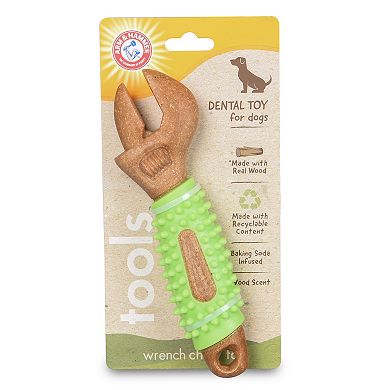 Arm & Hammer 8" Wood Mix Wrench Dog Toy