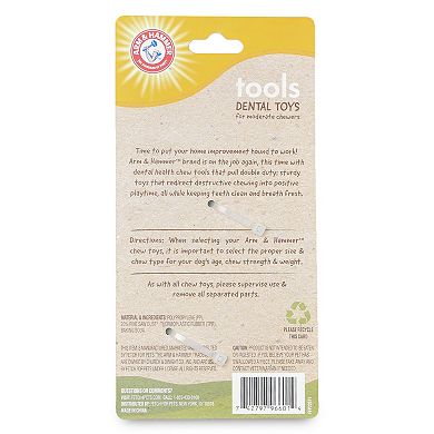 Arm & Hammer 8" Wood Mix Wrench Dog Toy