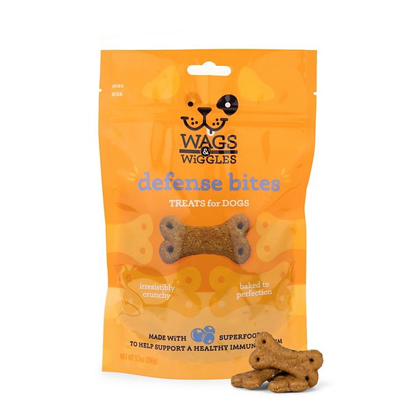 Wags & Wiggles FUNctional Dog Treats Defense Bites (Immune Support
