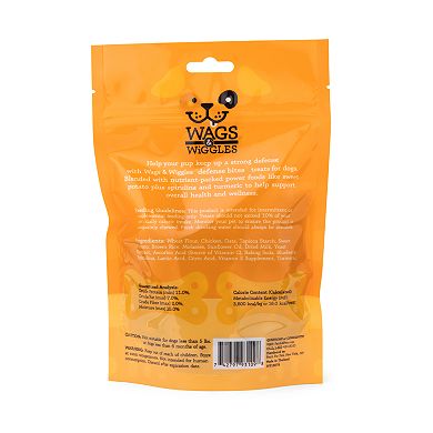 Wags & Wiggles FUNctional Dog Treats - Defense Bites (Immune Support), 5.5 oz.