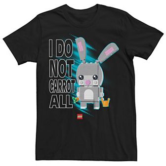 Big & Tall Lego "I Do Not Carrot All" Easter Bunny Graphic Tee