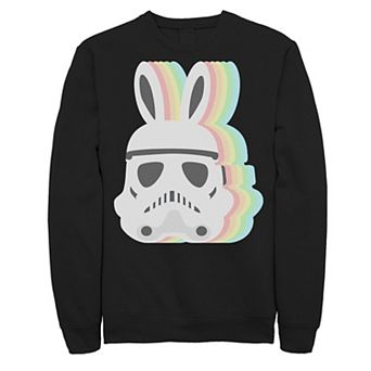 Big & Tall Star Wars Storm Trooper Pastel Bunny Ears Easter Sweatshirt