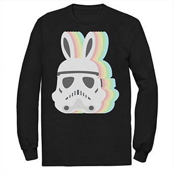 Big & Tall Star Wars Storm Trooper Pastel Bunny Ears Easter Graphic Tee
