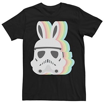 Big & Tall Star Wars Storm Trooper Pastel Bunny Ears Easter Graphic Tee