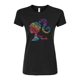 Juniors' Barbie® Pride Fitted Tee