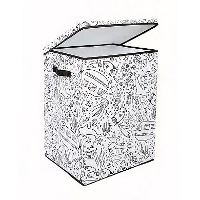 Saddle River Under the Sea Laundry Hamper with 4-pk. Markers