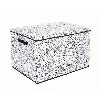 Saddle River Under the Sea Large Storage Trunk 4-pk.