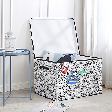 Saddle River Under the Sea Large Storage Trunk 4-pk.