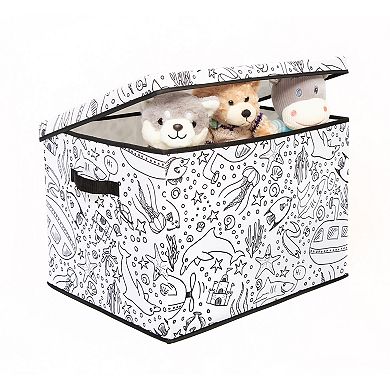 Saddle River Under the Sea Large Storage Trunk 4-pk.