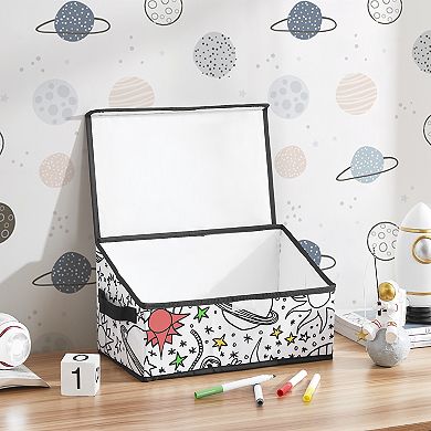 Saddle River Under the Sea Angled Bin with 4-pk. Markers