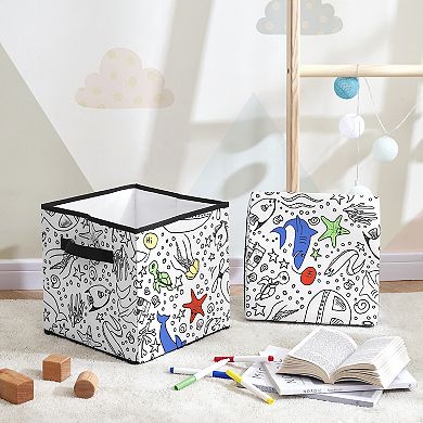 Saddle River Under the Sea Storage Cube with 4-pk. Markers
