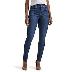 Womens lee mid rise best sale skinny jeans