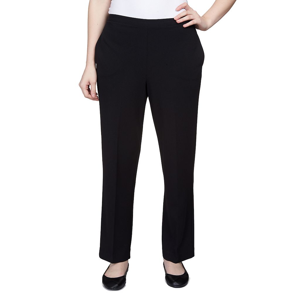 Scuba Crepe Straight Pull-On Pants main image 0