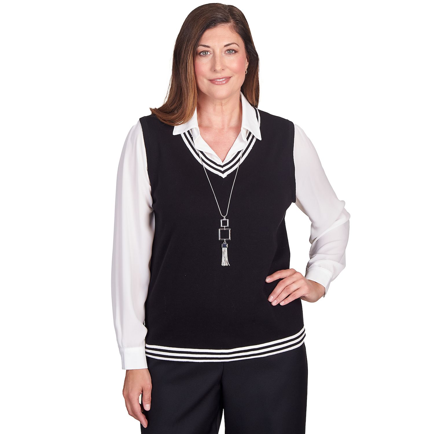 Alfred Dunner Sweater Vest