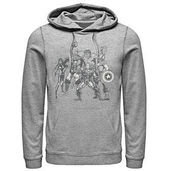 Men's Marvel The Avengers Retro Group Hoodie