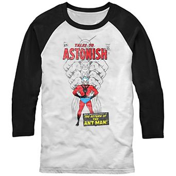 Men's Marvel Ant-Man Tales To Astonish Vintage Comic Cover Raglan Tee