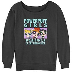 The Powerpuff Girls Junior's Rainbow Trio T-Shirt Blue