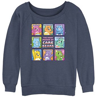 Juniors' Care Bears Feelings Slouchy Terry Pullover