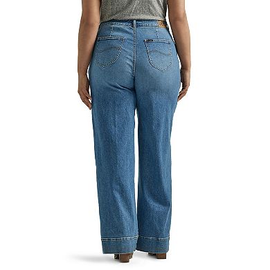 Plus Size Lee® Legendary Wide Leg Trouser Jeans