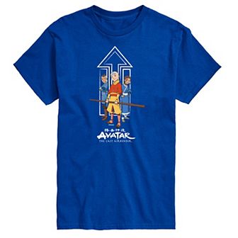 Big & Tall Avatar The Last Airbender Trio Graphic Tee