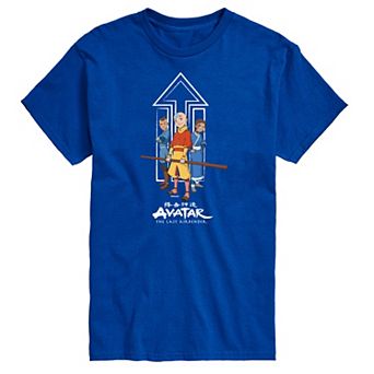 Big & Tall Avatar The Last Airbender Trio Graphic Tee