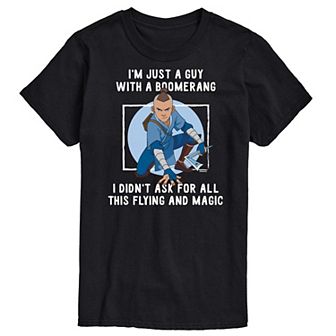 Big & Tall Avatar The Last Airbender Just A Guy Graphic Tee
