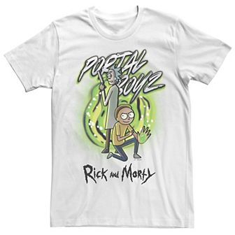 Men's Rick And Morty Portal Boyz Graphic Tee