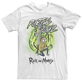 Men's Rick And Morty Portal Boyz Graphic Tee