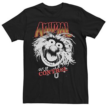 Disney's The Muppets Animal Men's Out Of Control Poster Graphic Tee