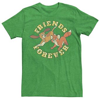 Disney's The Fox And The Hound Men's Friends Forever Graphic Tee