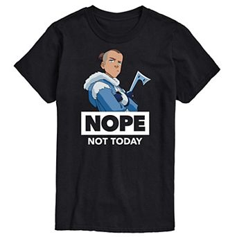 Big & Tall Avatar The Last Airbender Nope Not Today Graphic Tee