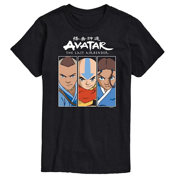 Big & Tall Avatar The Last Airbender Characters Graphic Tee