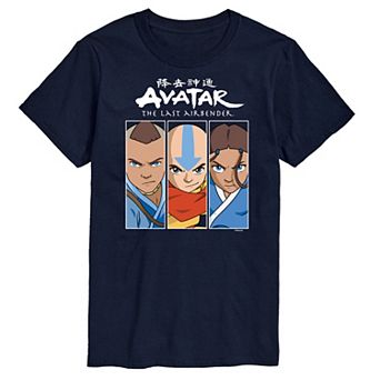Big & Tall Avatar The Last Airbender Characters Graphic Tee