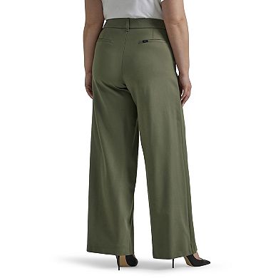 Plus Size Lee® Ultra Lux Comfort Any Wear Wide Leg Pull-On Pants