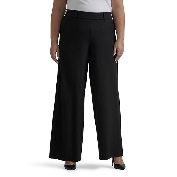 Plus Size Lee® Ultra Lux Comfort Any Wear Wide Leg Pull-On Pants