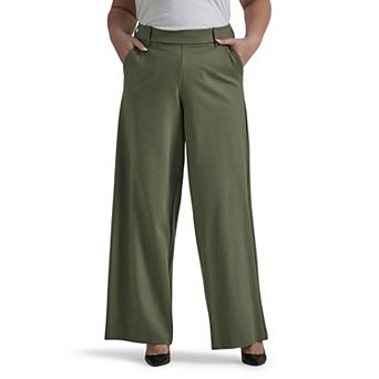 Plus Size Lee® Ultra Lux Comfort Any Wear Wide Leg Pull-On Pants