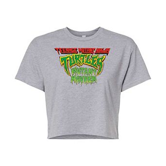 Juniors' Teenage Mutant Ninja Turtles Mutant Mayhem Cropped Graphic Tee