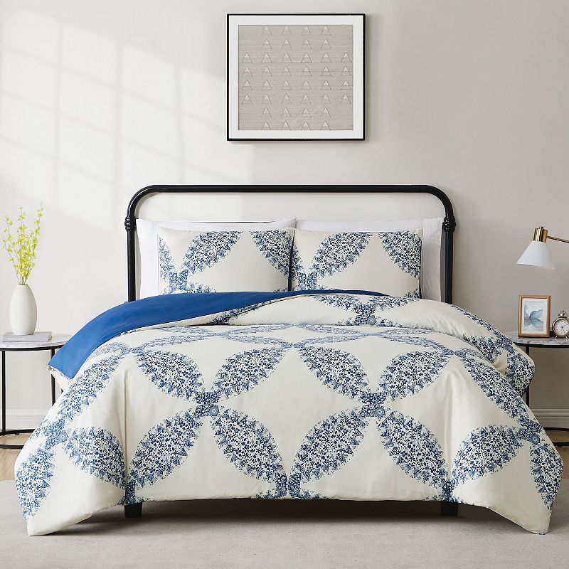 Cannon Abigail Comforter Set with Shams, Blue, King