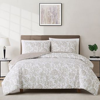 Cannon Sylvana Jacobean Duvet Cover Set with Shams