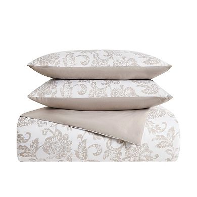 Cannon Sylvana Jacobean Duvet Cover Set with Shams