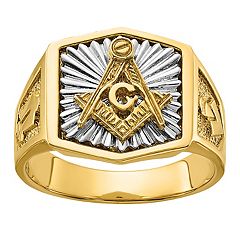 Kohls mens on sale gold rings