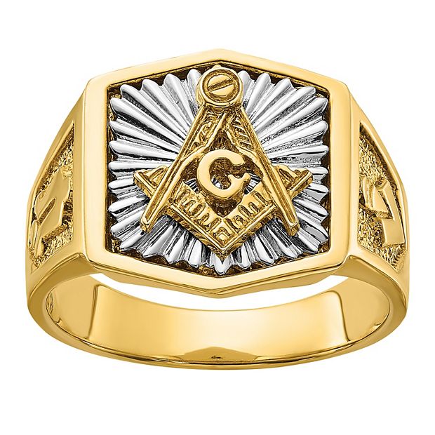 Masonic class ring on sale style