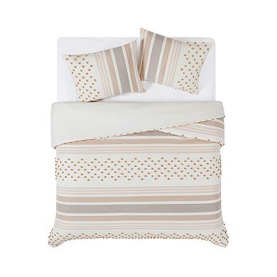 Brooklyn Loom Mia Tufted Texture Comforter Set with Shams