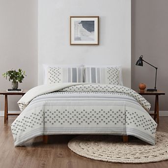 Brooklyn Loom Mia Tufted Texture Comforter Set with Shams